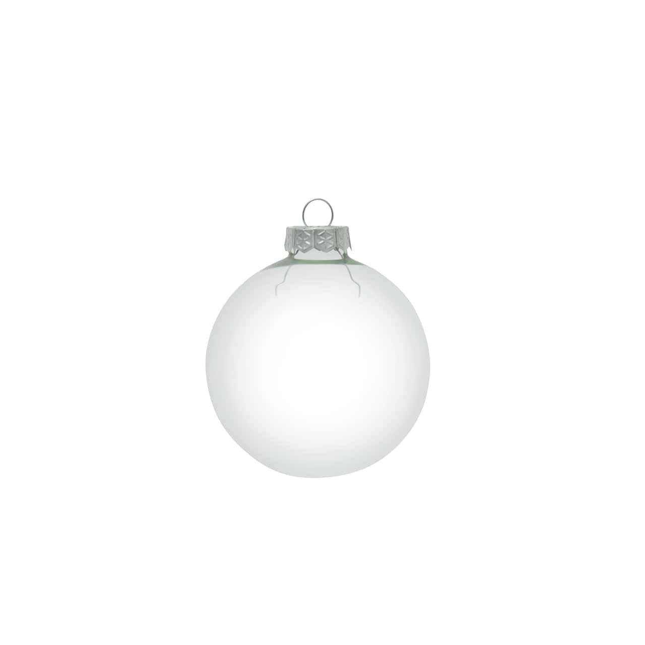 Whitehurst 40ct. 1.5" Clear Glass Ball Ornaments